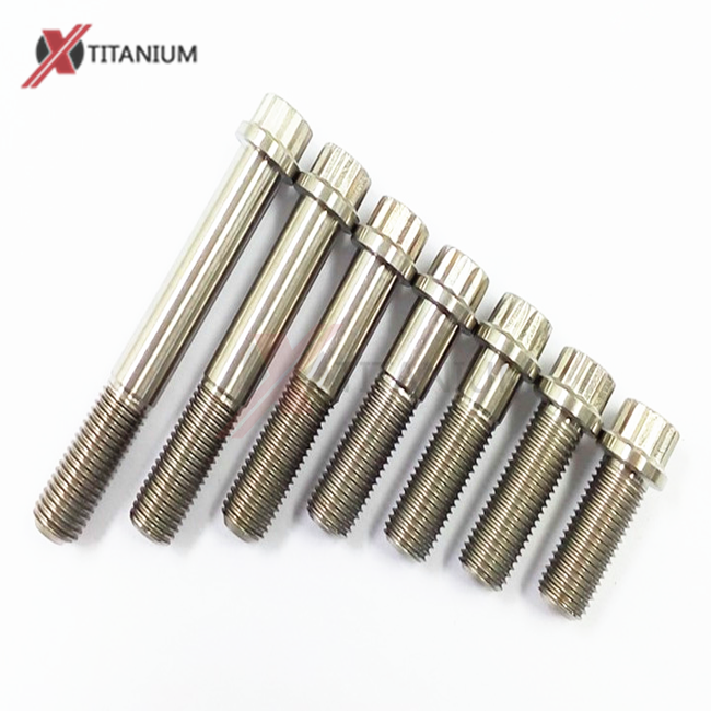 Factory Direct Sale Ti6AL4V 12 Pt Flange Bolts